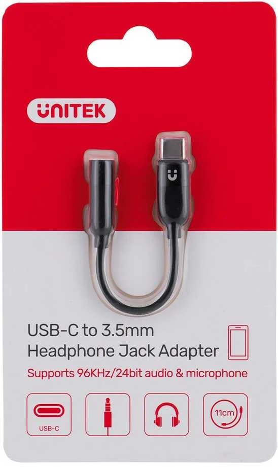 UNITEK USB-C adapteris – mini lizdas 3,5 mm Female M1204A