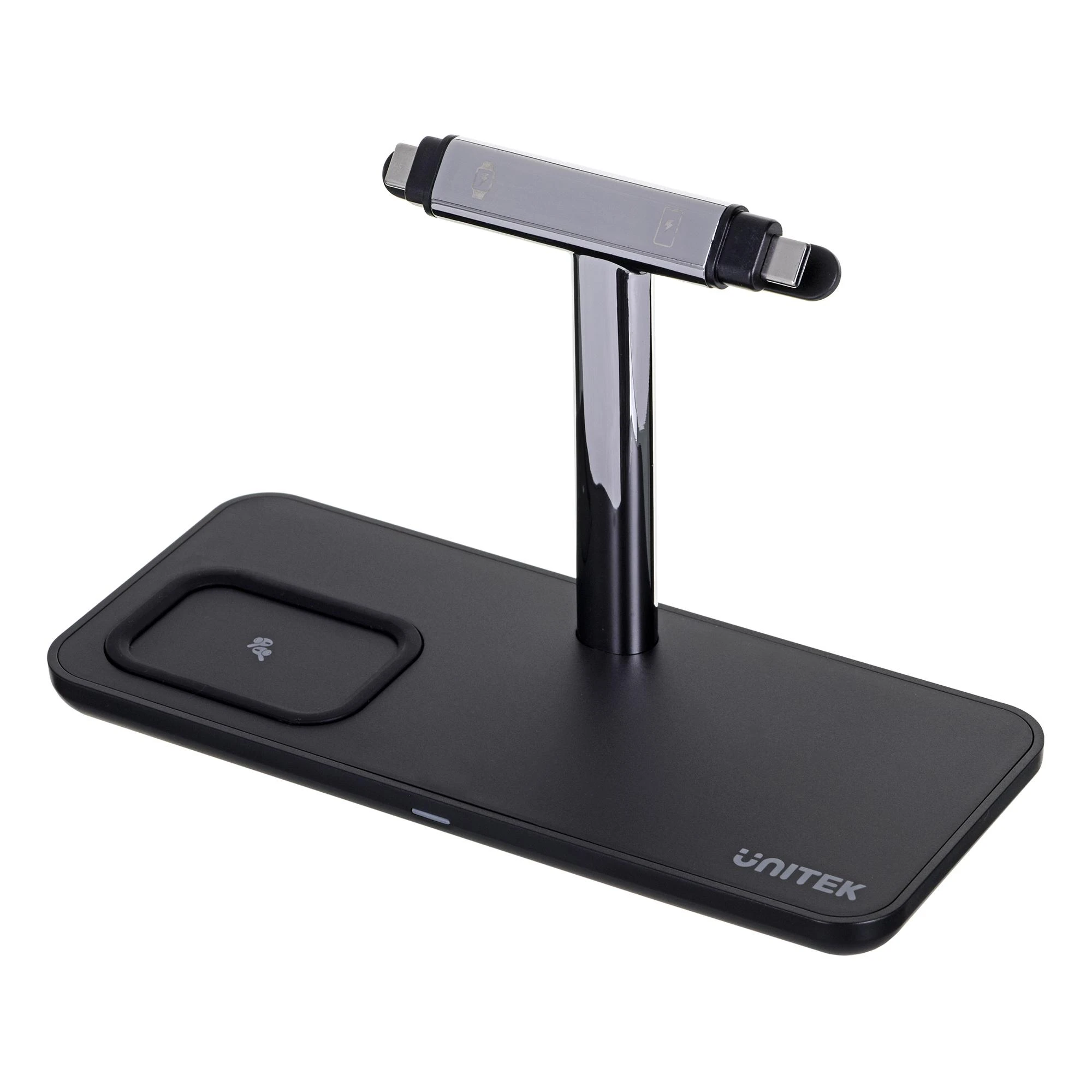 Unitek kroviklis magnetinis Qi 3in1 iPhone 15W