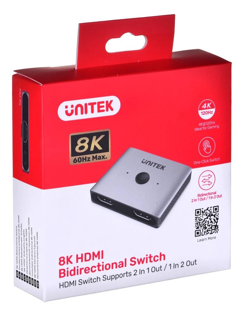 Unitek HDMI 2.1 8K 2na1