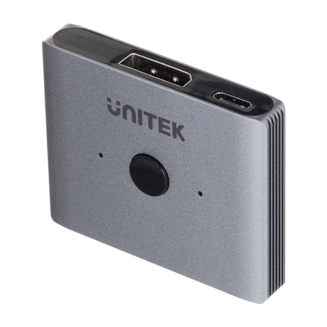 Unitek dvikryptis DP 1.4 8K 2-to-1 jungiklis