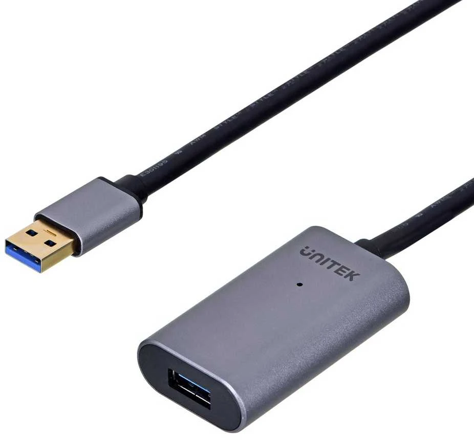 UNITEK Y-3004 Unitek Cable USB 3.0 Active Extension, 5m, Alu., Y-3004