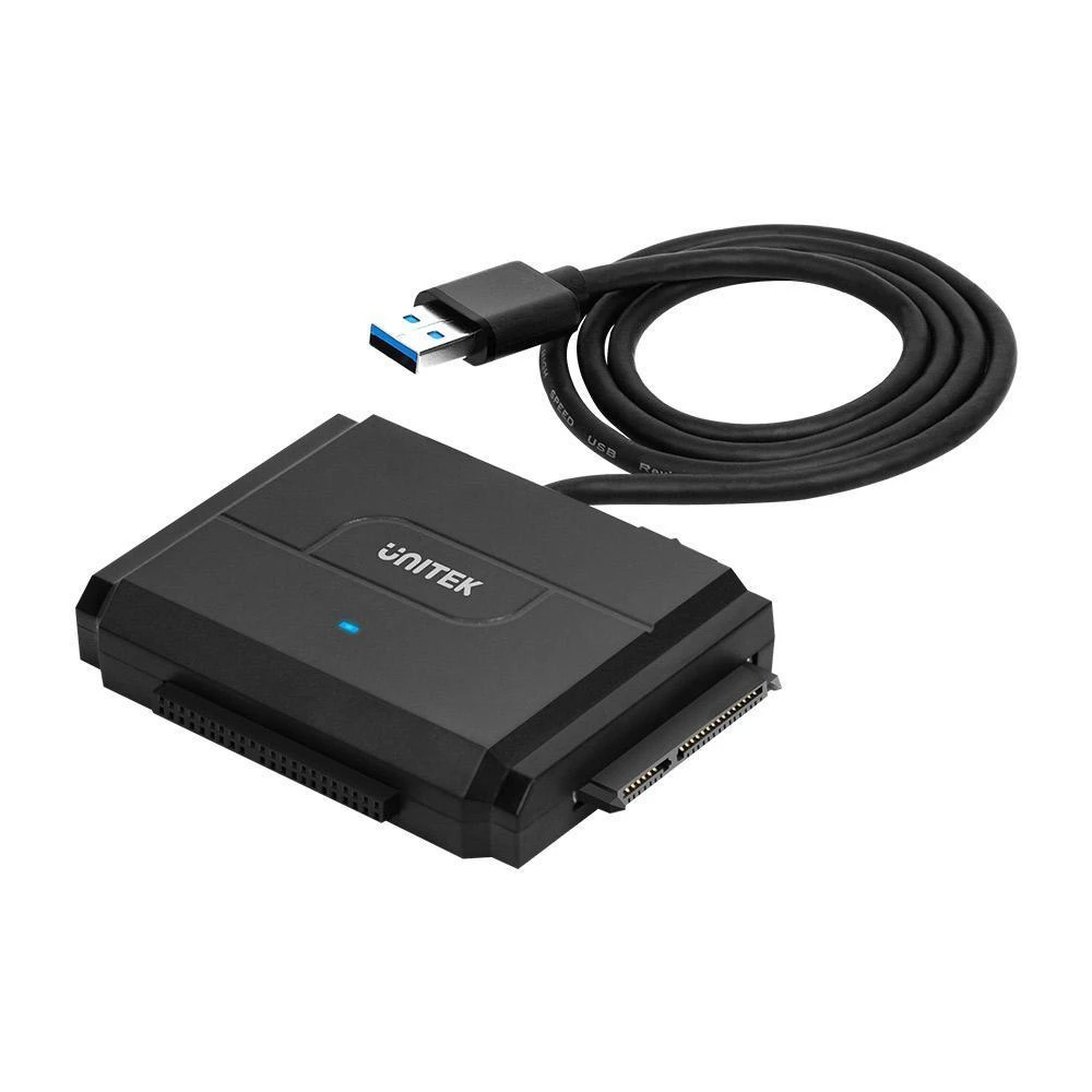 UNITEK Y-3324 Unitek konverteris USB 3.0 į IDE+SATA II su įjungimo/išjungimo jungikliu, Y-3324