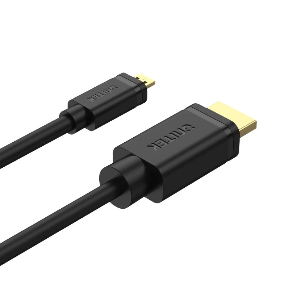 Unitek HDMI ir microHDMI laidas su paauksuotomis jungtimis