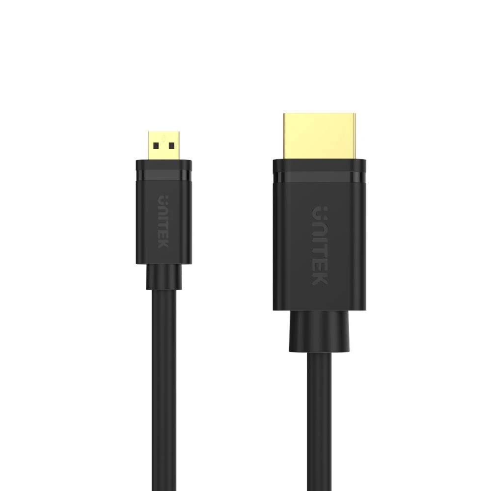UNITEK Y-C182 HDMI – microHDMI CABLE v.2.0 4K 60HZ 2M