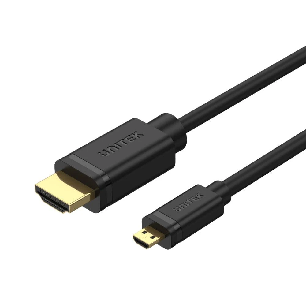 HDMI į microHDMI 2 metrų kabelis su paauksuotomis jungtimis