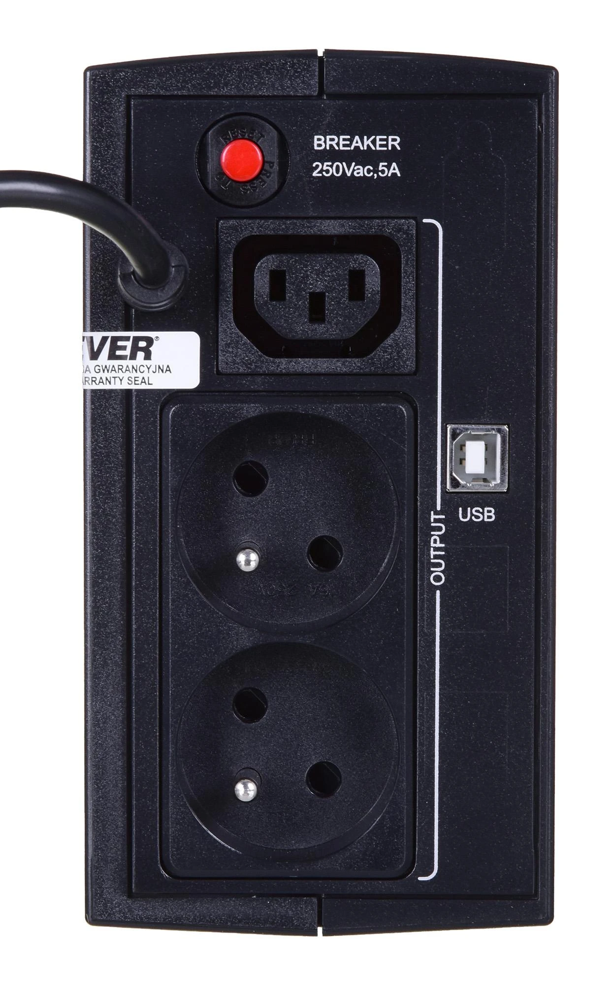 Nepertraukiamas Maitinimo Šaltinis (UPS) - Ever Duo 550 PL AVR, Juodas