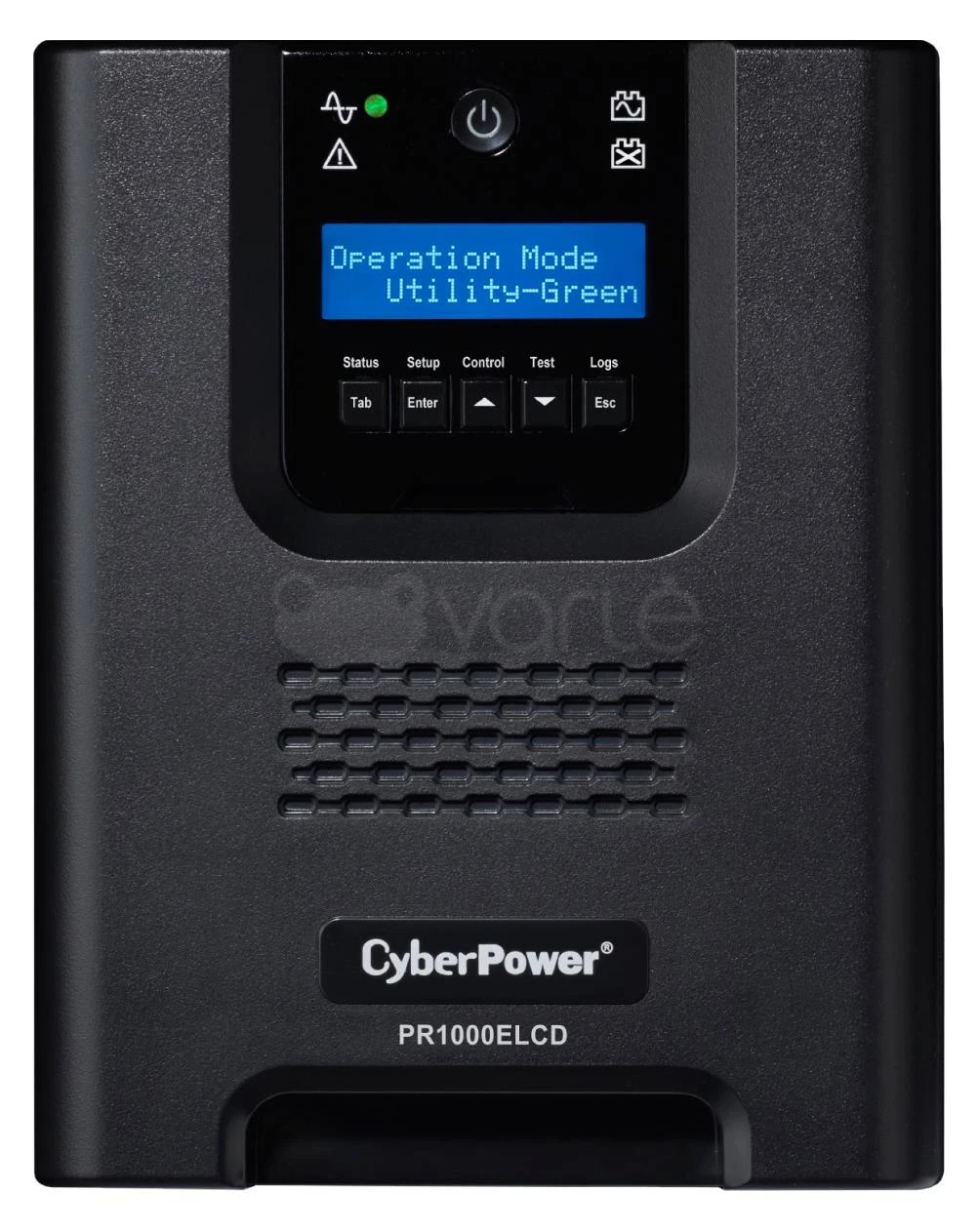 CYBERPOWER PR1000ELCD Line-Interactive 1000VA/900W Sinewave AVR LCD išvestis (8) IEC RS232 USB(HID) EPO SNMP EnergyStar