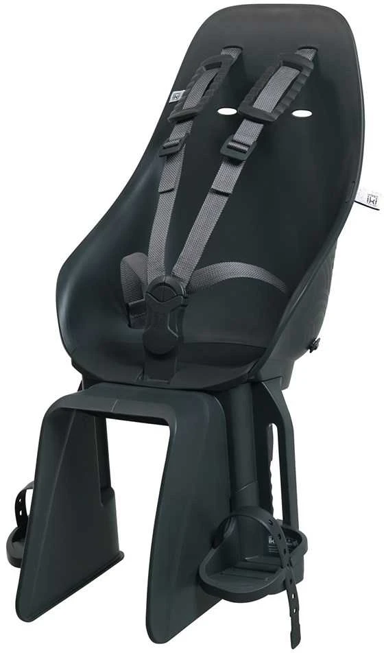 URBAN IKI Rear carrier seat Juodas/Juodas key lock