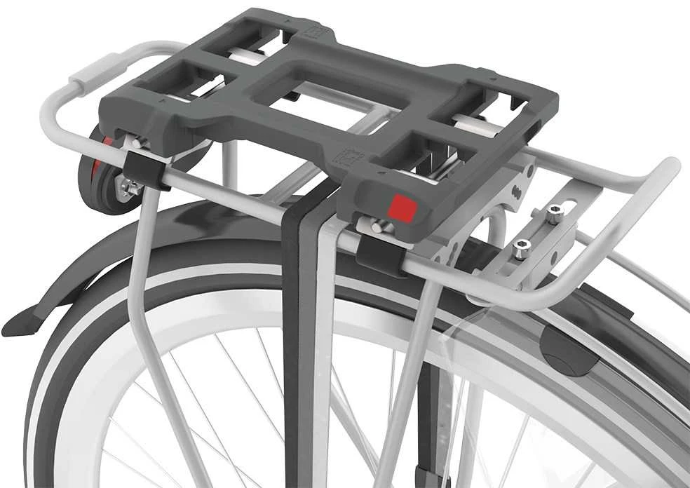 URBAN IKI Rear carrier seat Juodas/Juodas key lock