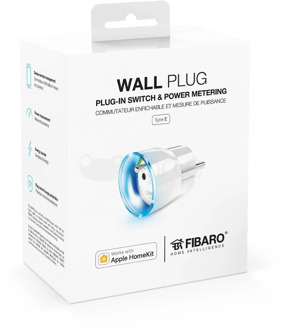 Fibaro | Sieninis kištukas | Z-Wave | Baltas