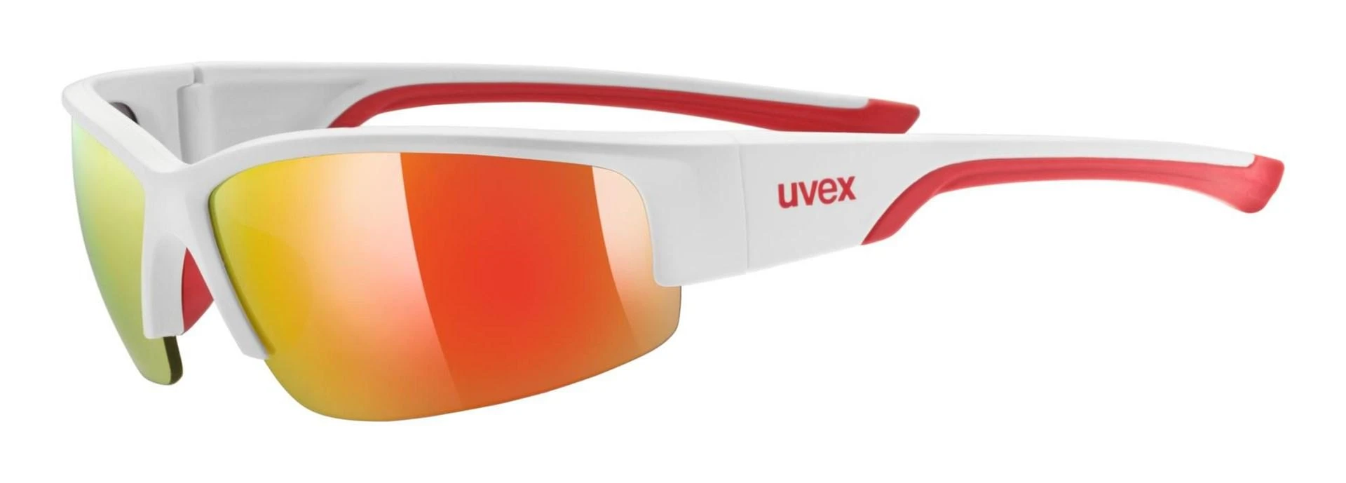 Akiniai Uvex Sportstyle 215 baltas mat raudonas