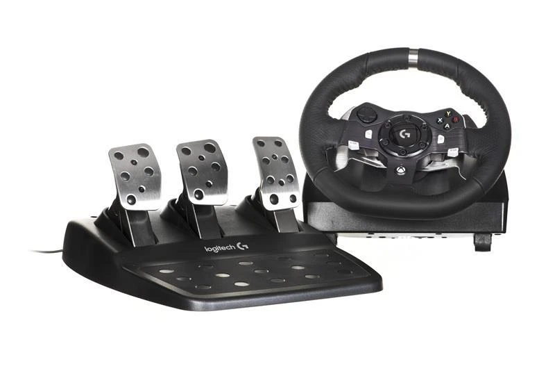 Logitech G920 Driving Force žaidimų vairas skirtas Xbox One ir PC su pedalais