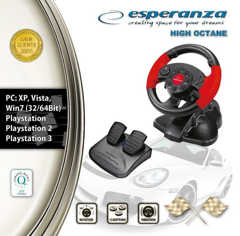 Vairas su vibracija Esperanza PC/PS2/PS3