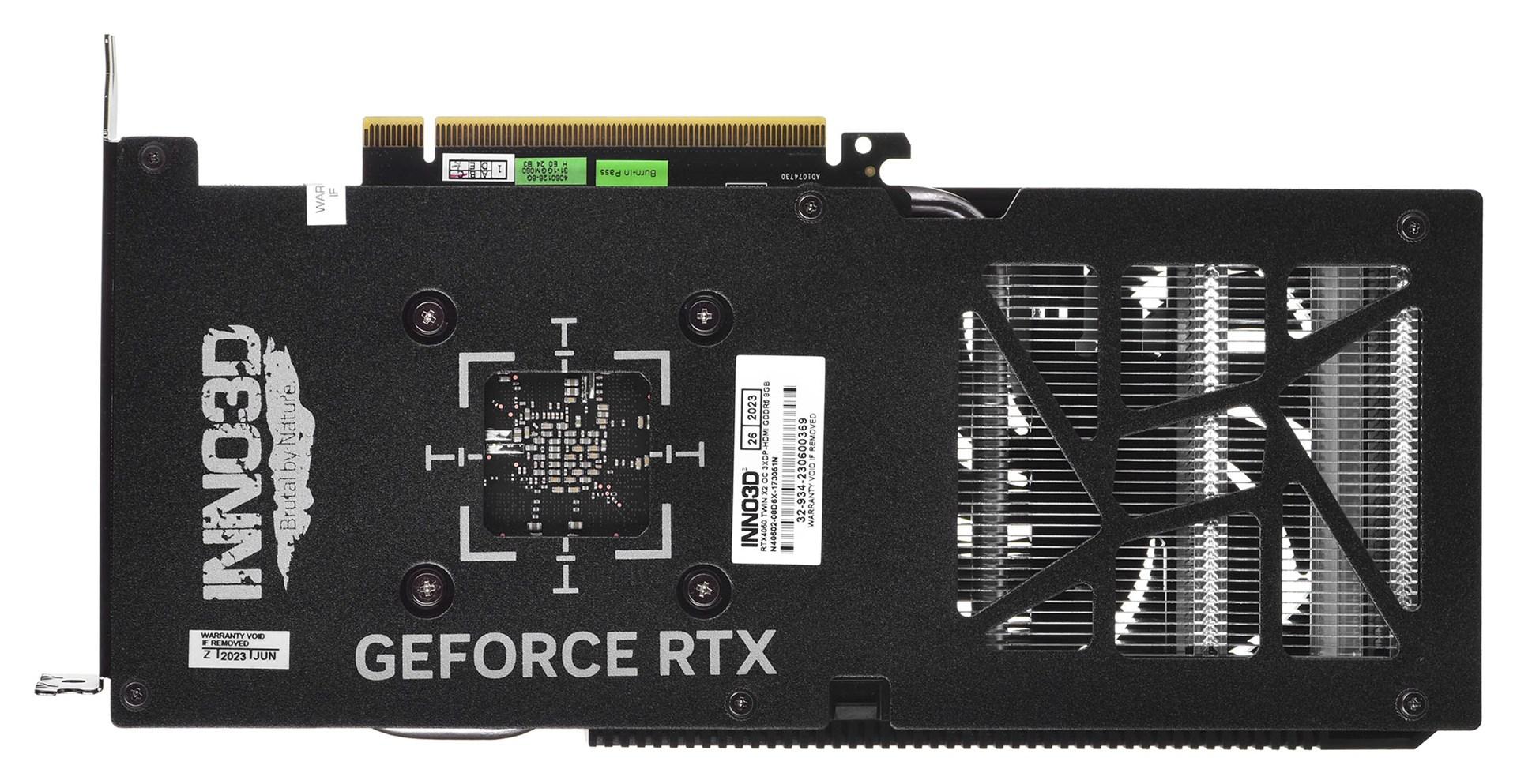 Vaizdo plokštė Inno3D GeForce RTX 4060 Twin X2 OC 8GB