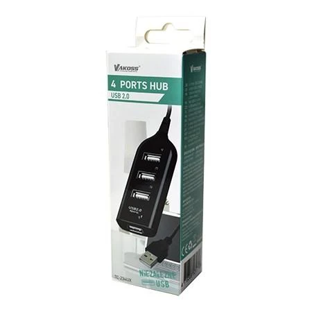 USB Adapteris - Vakoss TC-234UX USB 2.0 Juodas