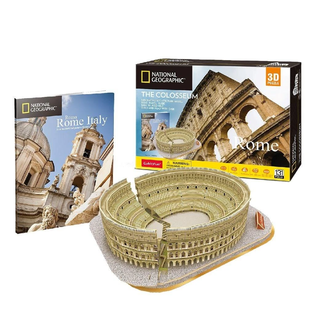 CUBICFUN 3D dėlionė iš serijos „National Geographic“ - „Koliziejus“