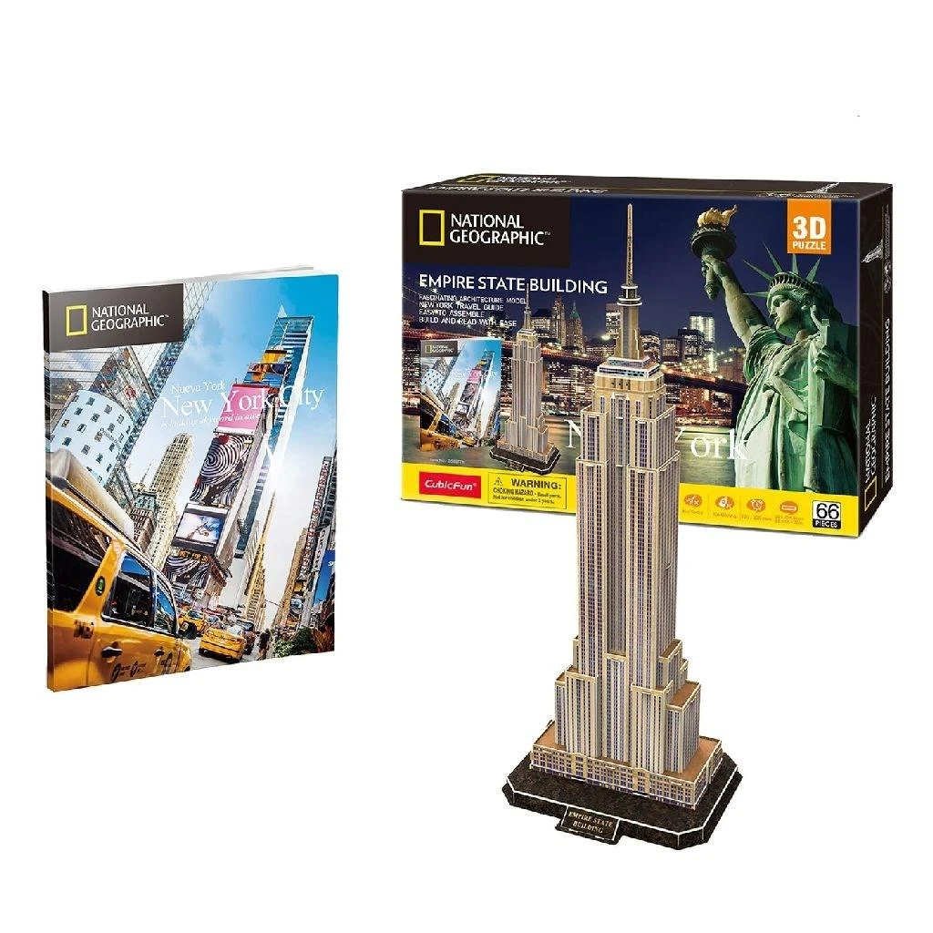 Dėlionė CubicFun 3D galvosūkis su pastatais Cubic Fun NG, 66 d.