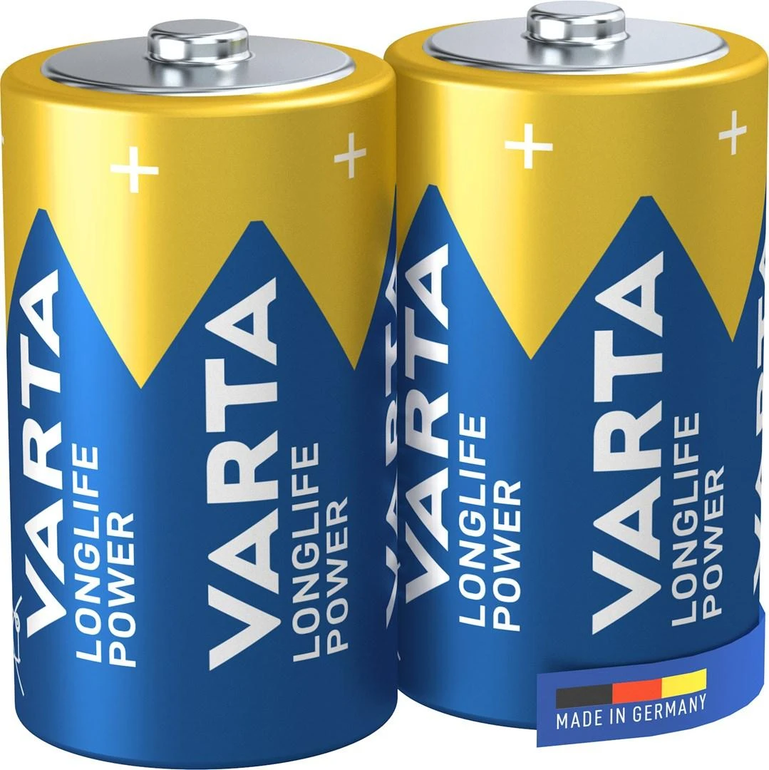 Varta Longlife Power LR20 D Alkaline Elementas. 2 Vnt. 