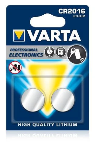Varta CR2016 ličio baterija 3v 2 vnt