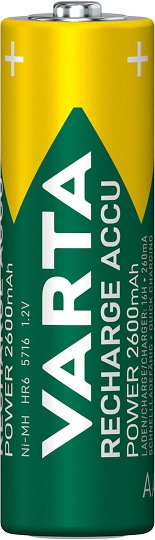 Įkraunami Elementai Varta AA R6 2600 mAh 5716 4 vnt. 