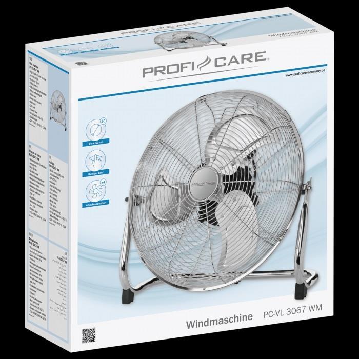Ventilateur De Sol Rétro ProfiCare PC VL 3066 WM - 100W, 45cm, Oscillant, Silencieux