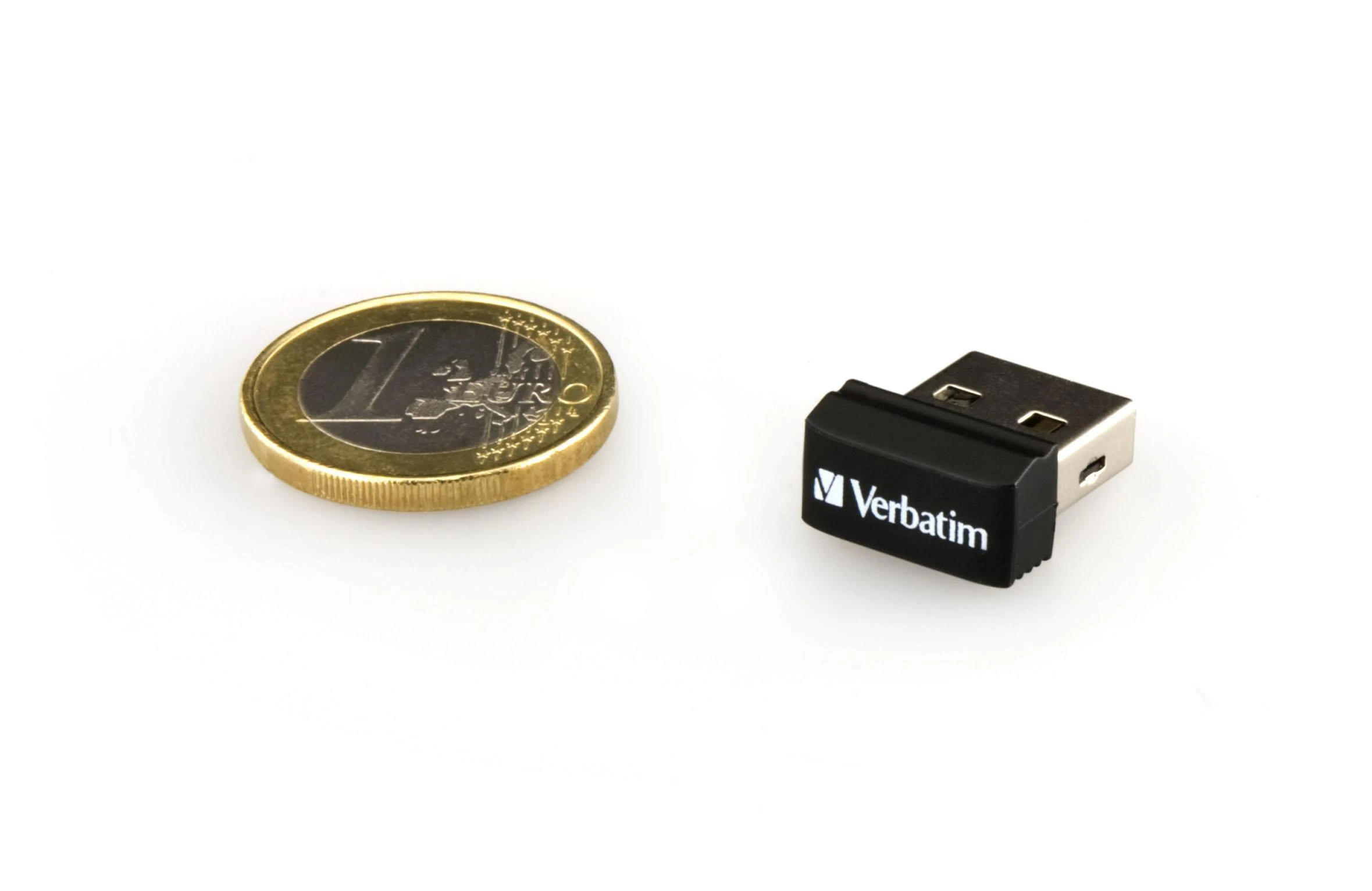 USB laikmena "verbatim" usb atmintinė, usb 2.0, 32 gb, "nano", "store n stay", juoda, 98130, usb a