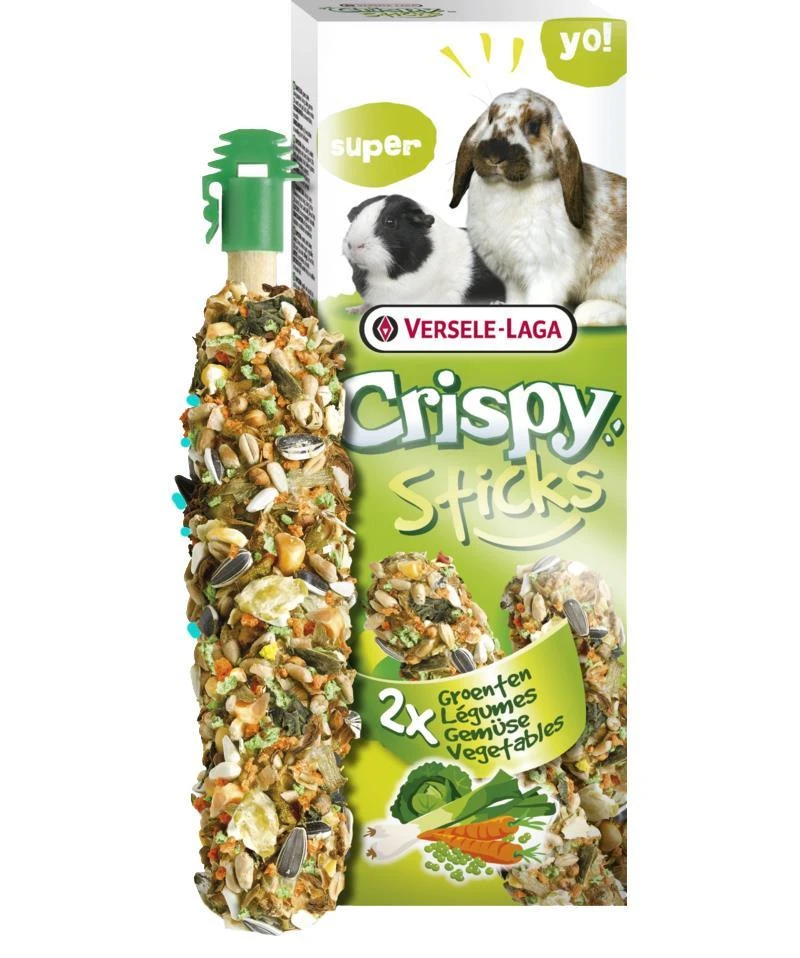 Versele Laga Bfb Plus Kft Crispy Sticks traškūs triušių ir jūrų kiaulyčių gardėsiai su daržovėmis 2 vnt