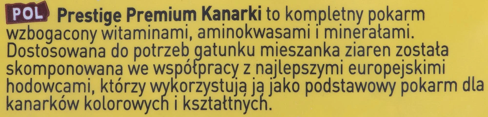 VERSELE LAGA Prestige Premium Canaries - Kanarų maistas - 800g