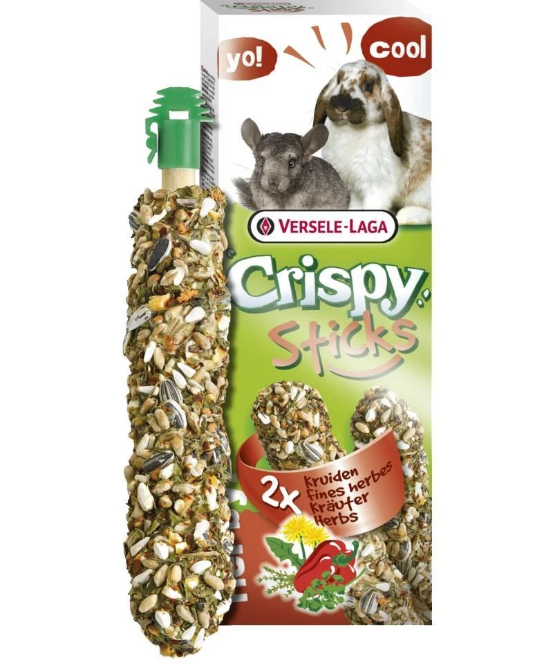 Versele Laga Bfb Plus Kft Crispy sticks traškūs dekoratyvinių triušių ir šinšilų gardėsiai su žolelėmis 2 vnt