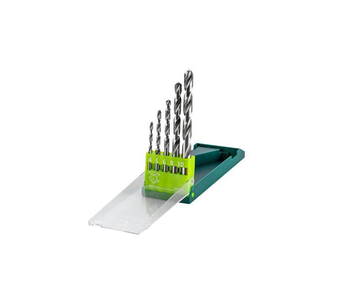 Grąžtas Verto Wiertła HSS-G metalo grąžtai, 4,0–10,0 mm, 5 vnt. rinkinys
