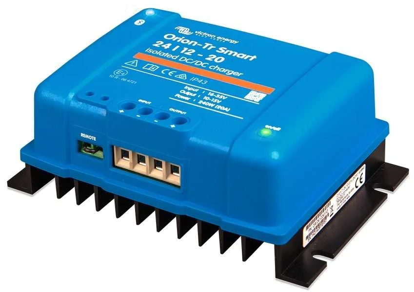 Victron Energy Izoliuotas nuolatinės srovės (DC-DC) įkroviklis Orion-Tr Smart 24/12-20A