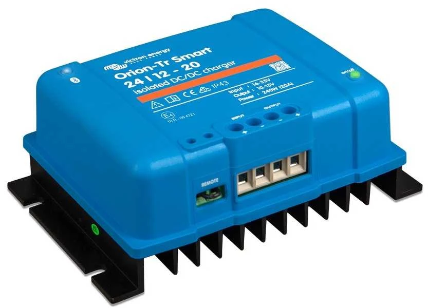 Victron Energy Izoliuotas nuolatinės srovės (DC-DC) įkroviklis Orion-Tr Smart 24/12-20A