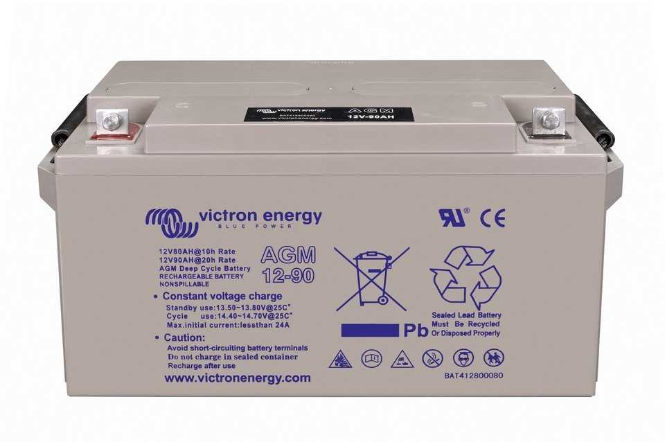 Akumuliatorius Victron Energy AGM baterija Victron Energy 90Ah 12V