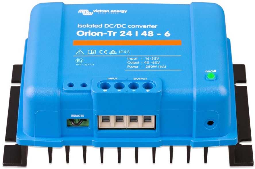 Victron Energy DC-DC keitiklis, izoliuotas Orion-Tr 24/48-6 280 W (ori244828110)