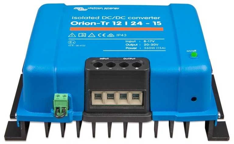 Victron Energy Orion-Tr 12/24-15a 360 W automobilinis keitiklis (ori122441110)