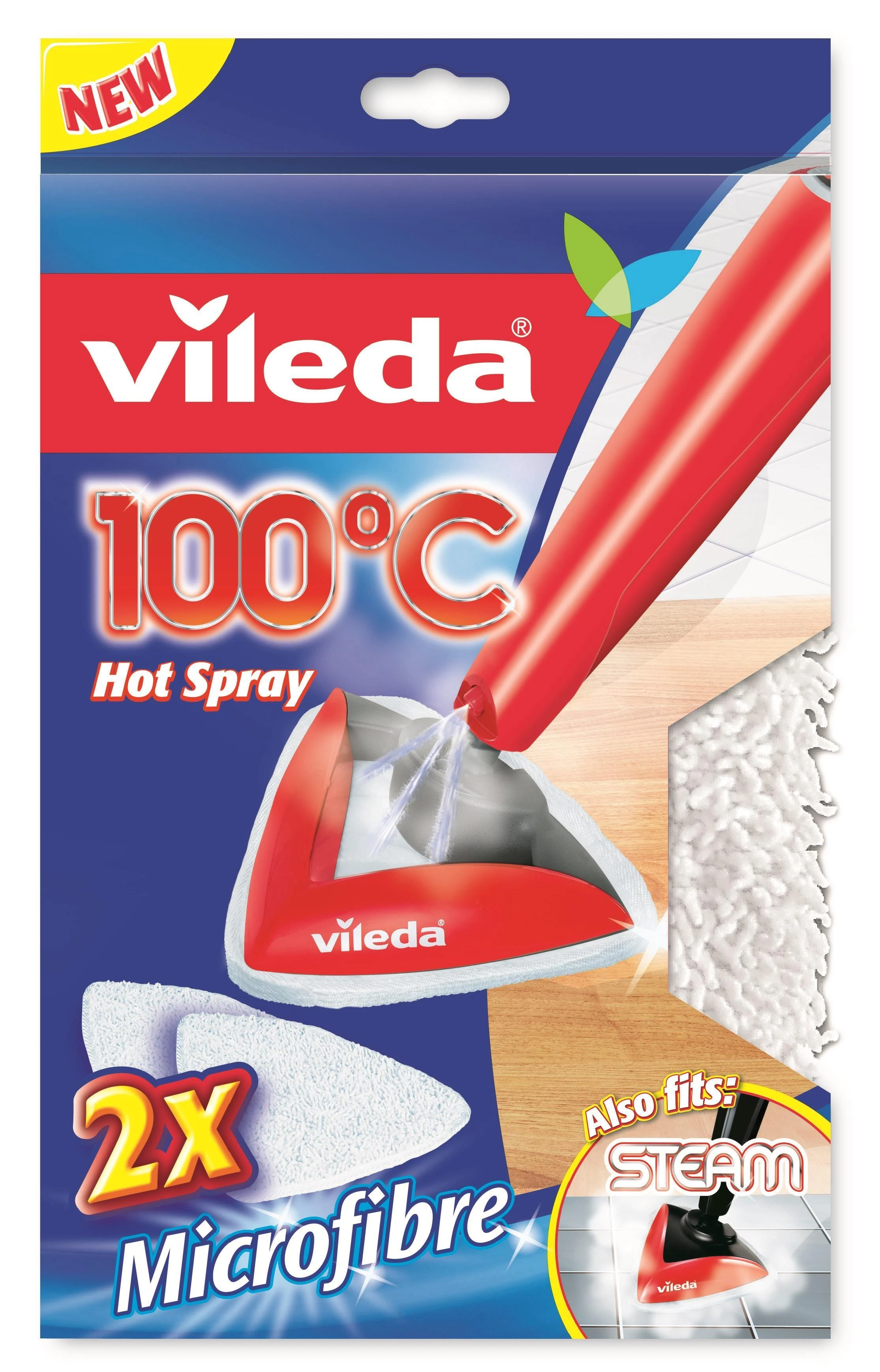 Šluostės garų valytuvui Vileda Steam, 2 vnt.