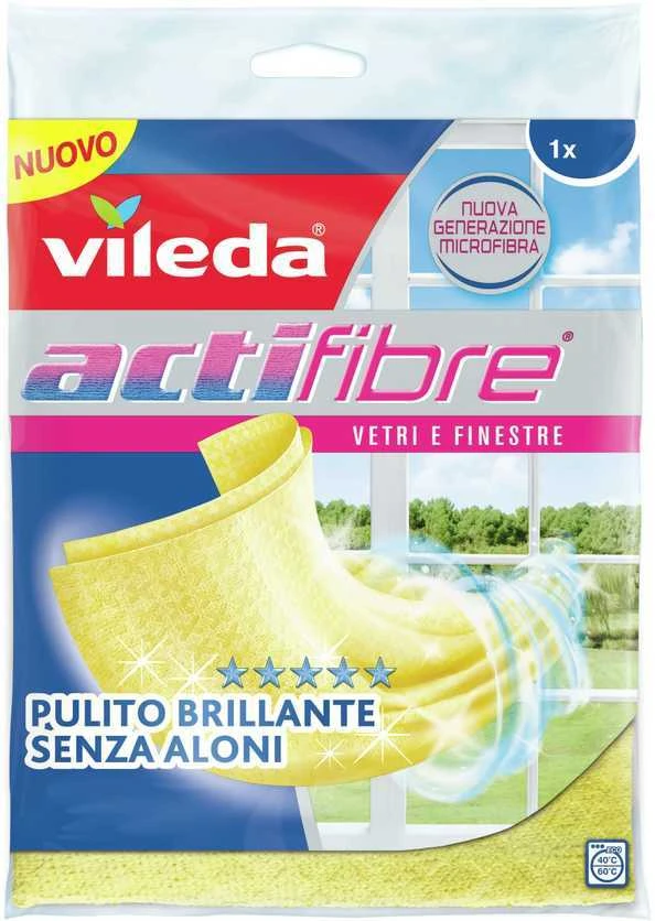 Šluostė VILEDA Actifibre, geltonos spalvos, 1 vnt.