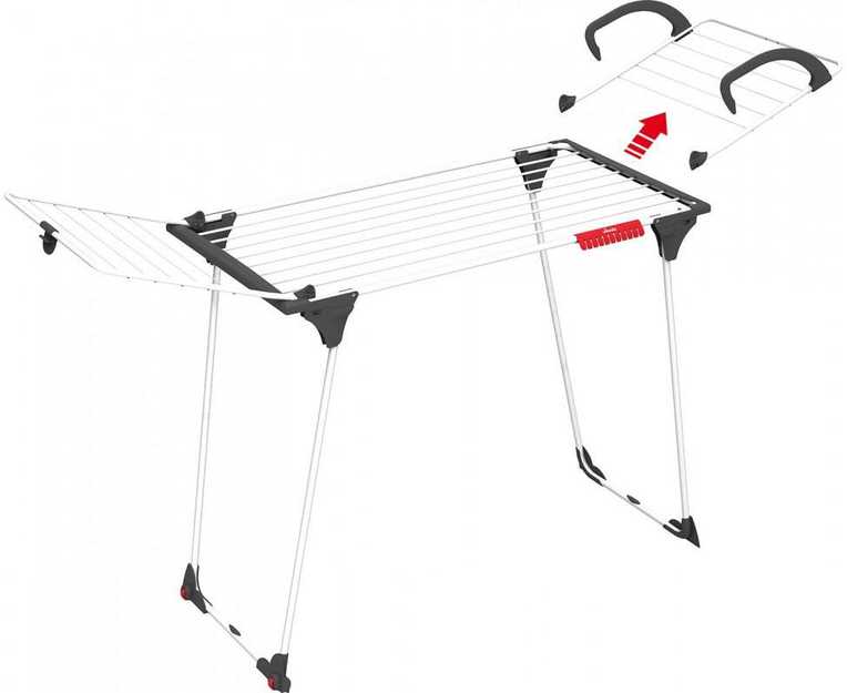 Clothes Drying Rack Vileda Premium 2in1 157332 Baltas, žema kaina