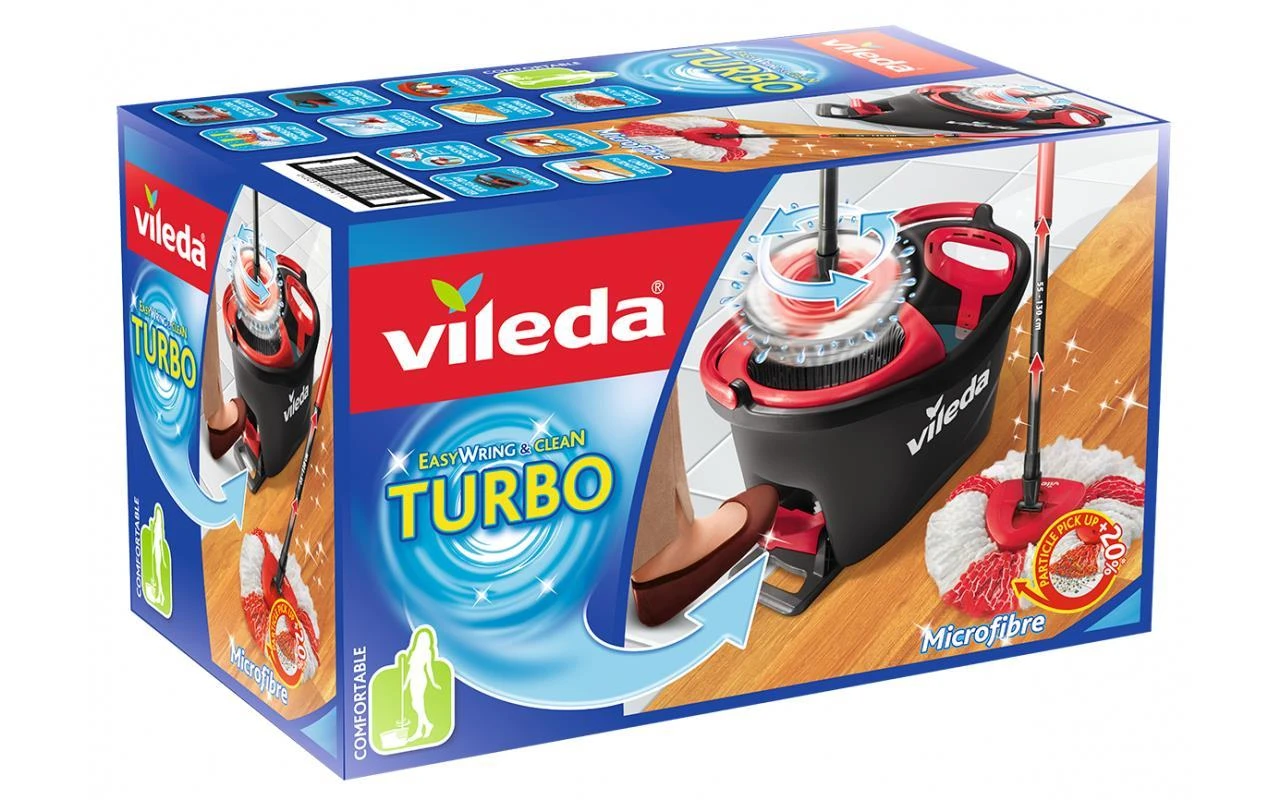 Šluota Vileda Easy Wring and Clean Turbo rotary (Pažeista pakuotė)