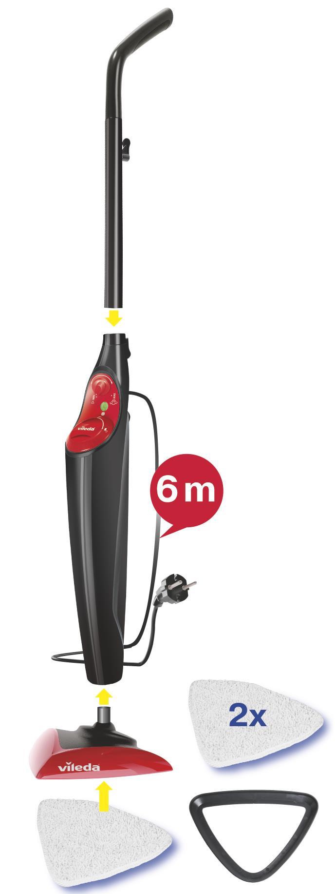 Garo valytuvas Vileda Steam 146590, modelis 157854, žema kaina Varle.lt