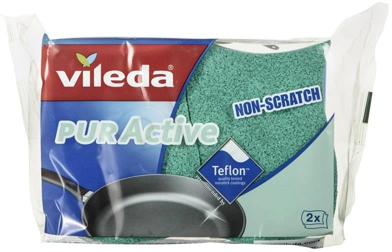 Profiliuota kempinė Vileda Glitz Pur Active 2vnt