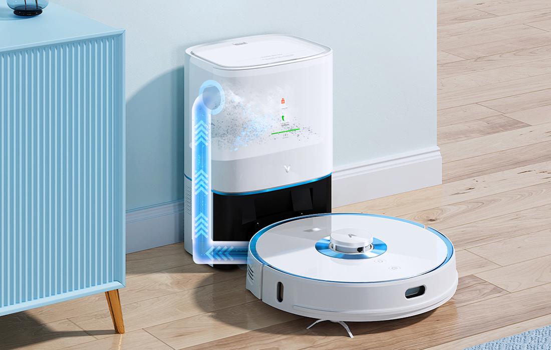 Dulkių siurblys - robotas Xiaomi Viomi S9-UV, Baltas | Varle.lt