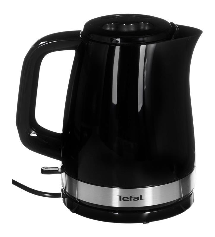TEFAL | Virdulys | KO150F30 Delfini Vision | Electric | 2400 W | 1.5 L | Plastic | 360° rotational base | Juodas/Nerūdijantis plienas