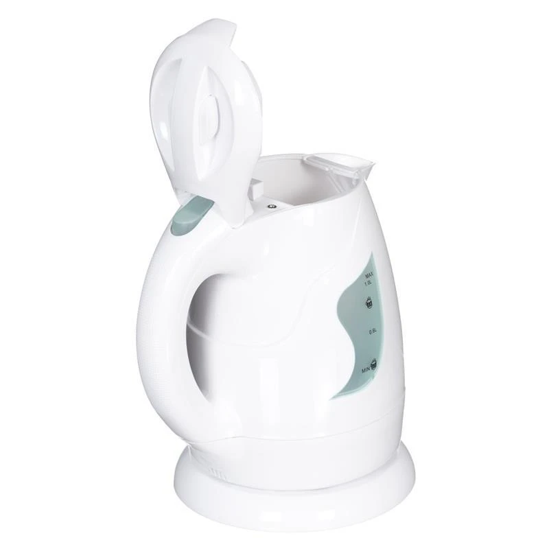 Adler AD 08 Standartinis virdulys, Plastikas, Baltas, 850 W, 1 L, 360° sukamasis pagrindas