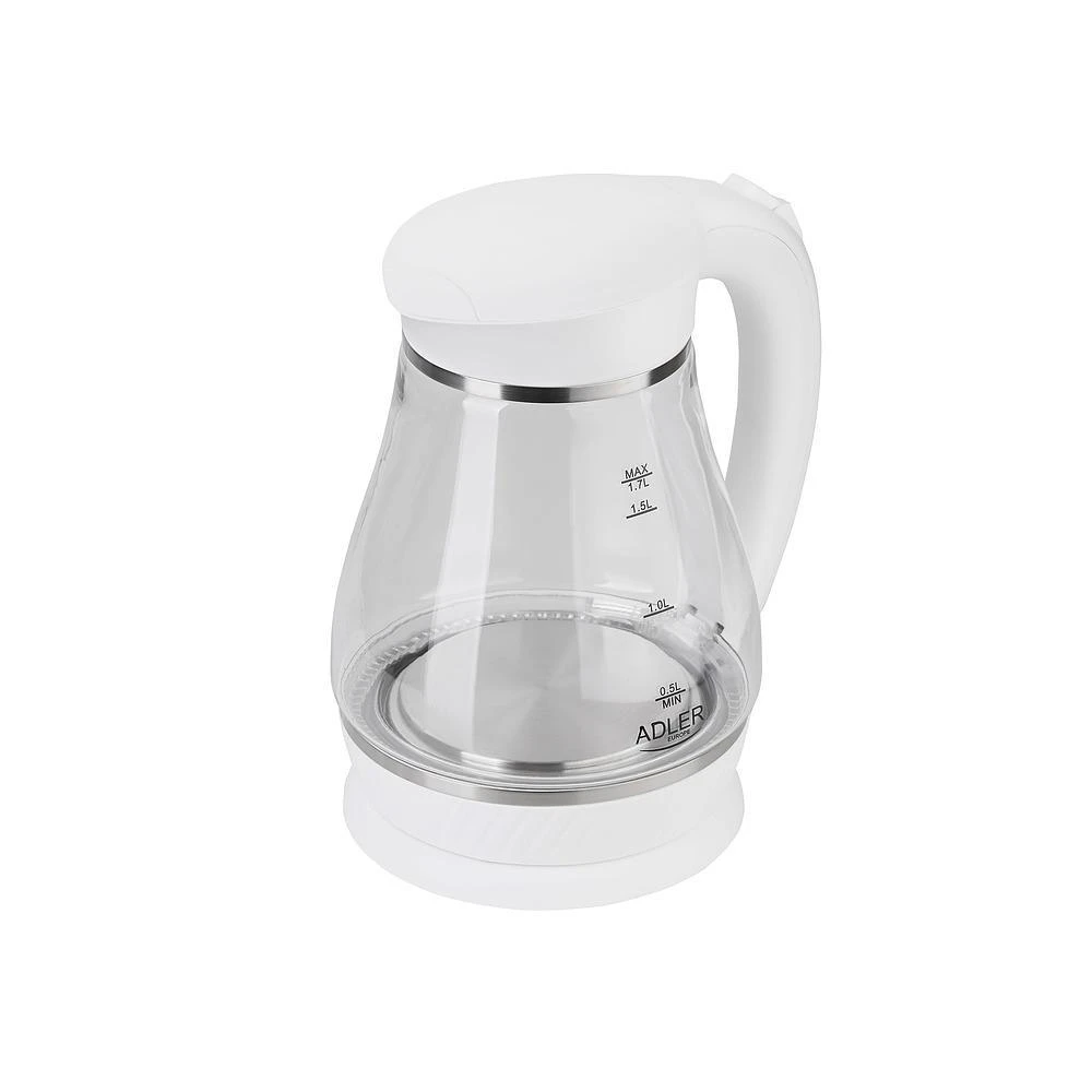 Virdulys elektrinis Adler AD 1274 (2200W 1.7l, baltos spalvos)