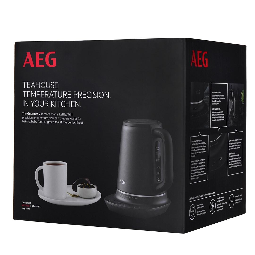 AEG elektrinis virdulys 1,7 l, 2400 W, temperatūros reguliavimas, K7-1-6BP
