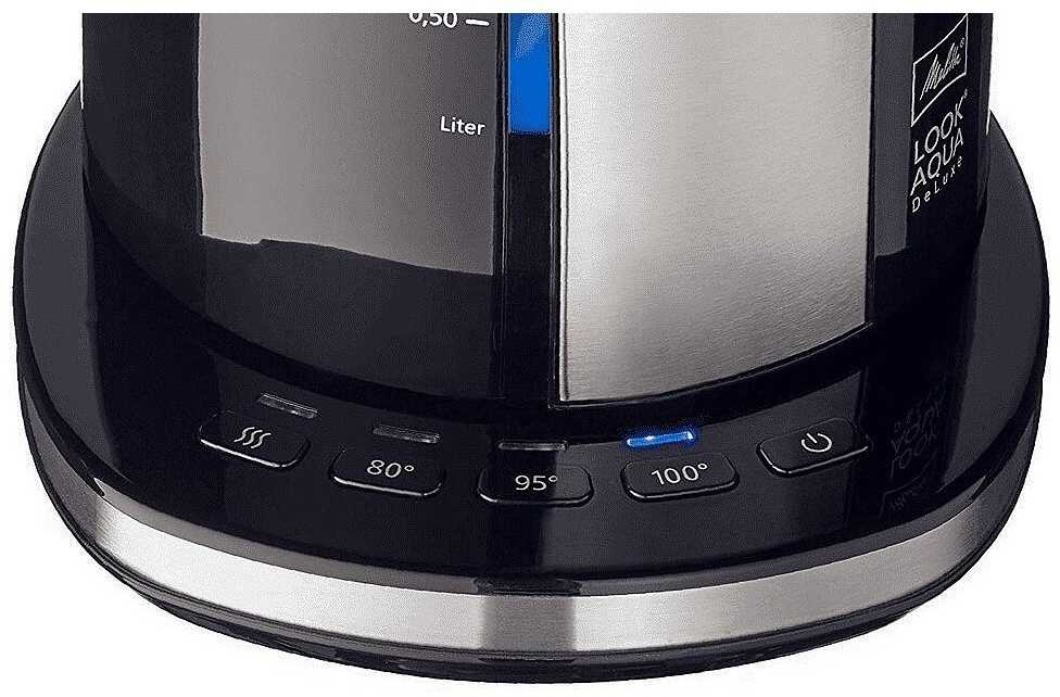 Melitta LOOK AQUA DELUXE juodas electric virdulys