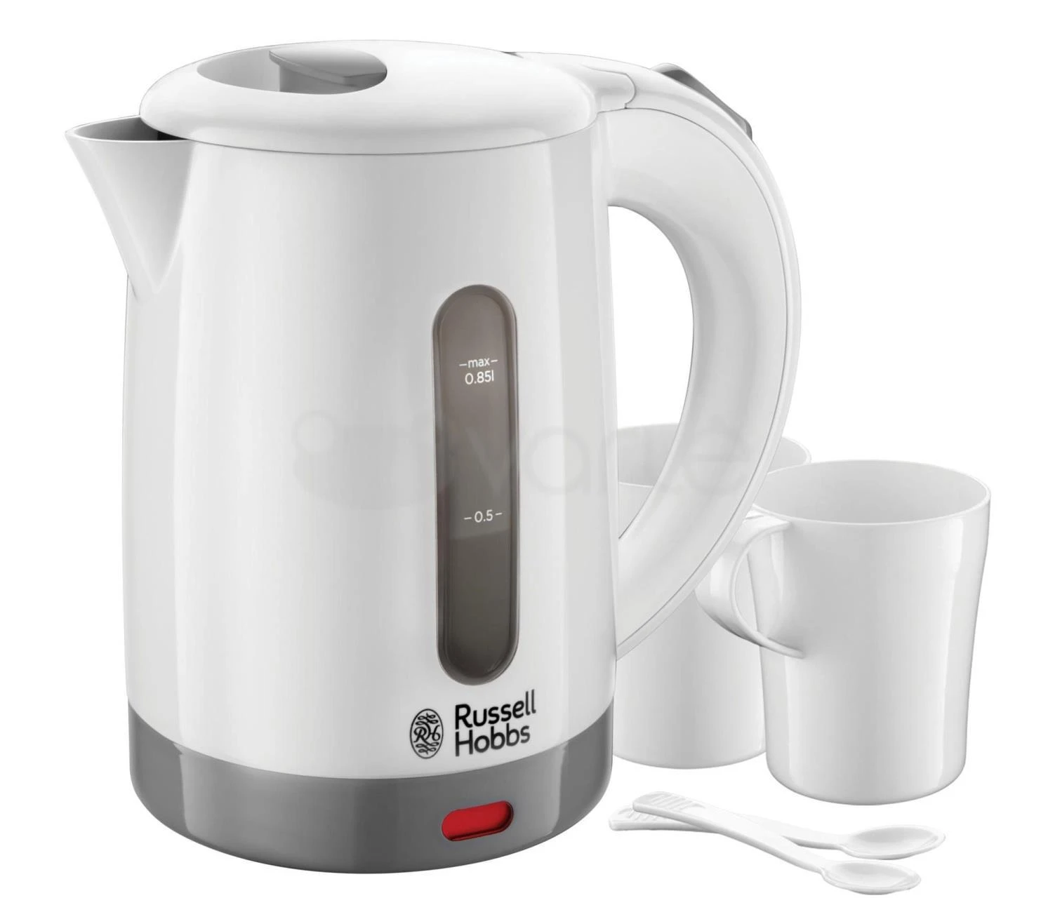 Russell Hobbs 23840-70 kelioninis virdulys (Baltas) 1000 W, 0.85 l