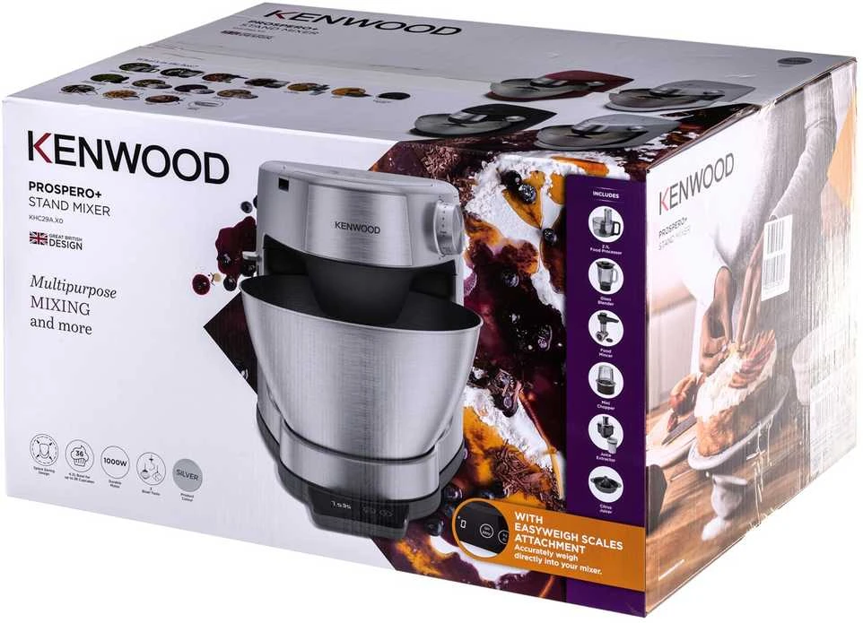 KENWOOD virtuvinis kombainas KHC29A.X0SI, 1000W