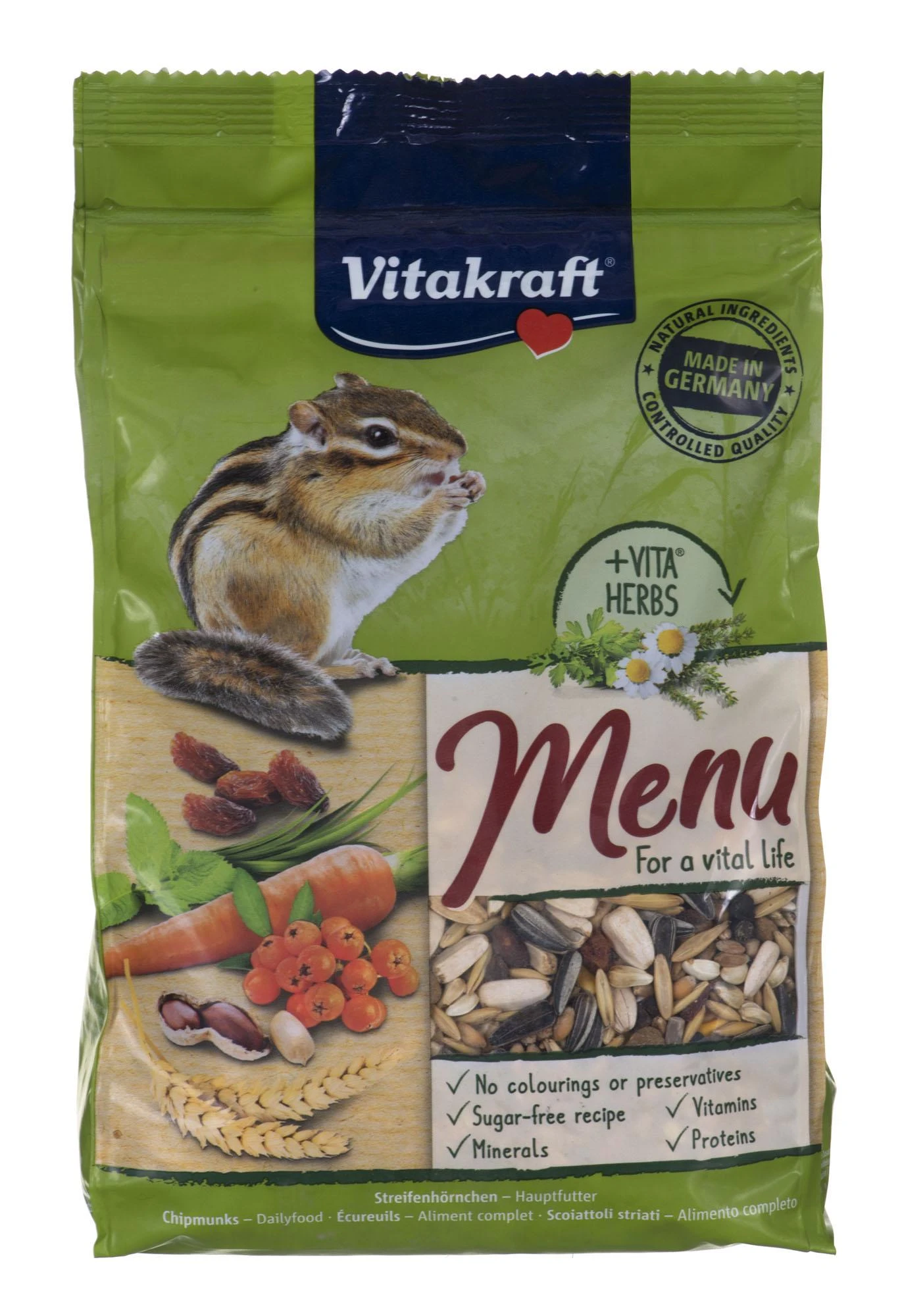 VITAKRAFT Menu Vital - pagrindinis maistas voveraitėms 600g